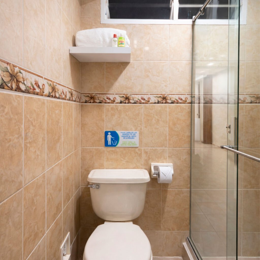 Baño privado de la habitación doble interna